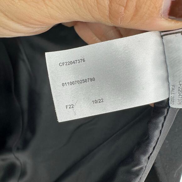 Michael Kors Men' Black Wool Double Breasted Trench Coat Size XL Classic $898 - Picture 6 of 12